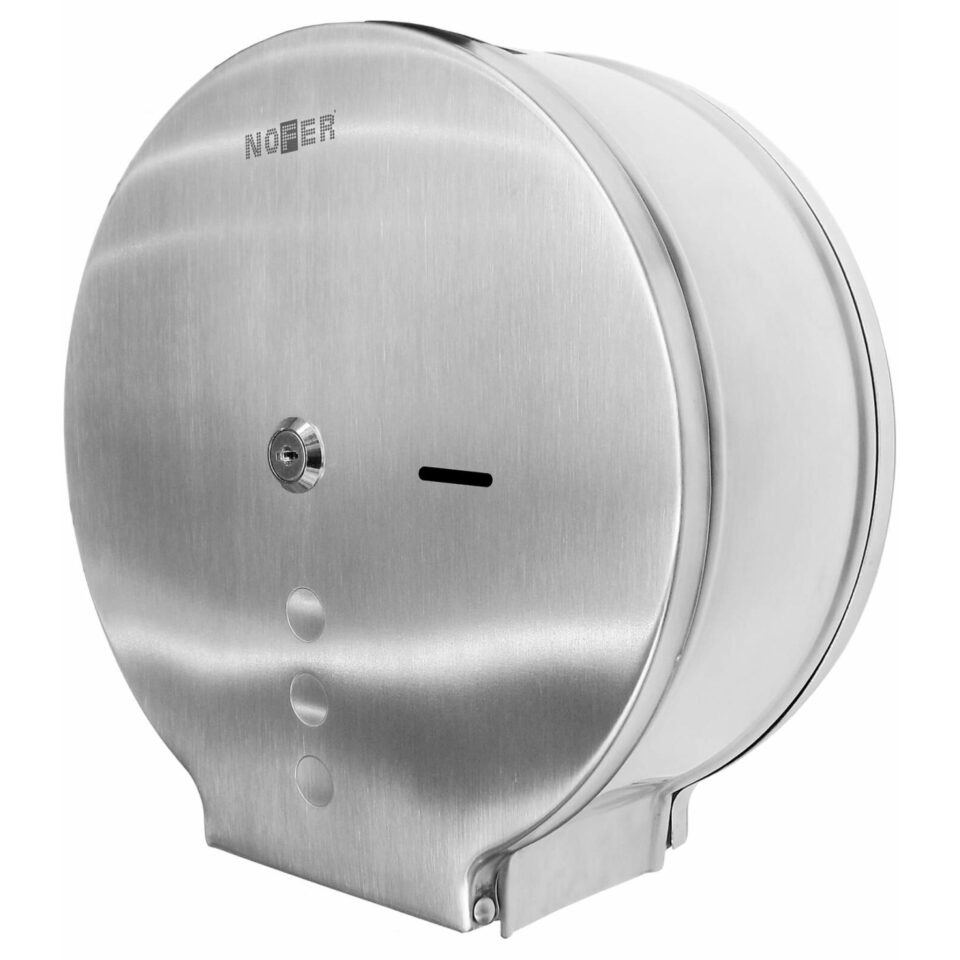 Distributeur de Rouleaux de Papier Rond en Inox Nofer