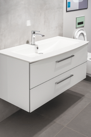 Meuble salle de bain Lido 122cm deux tiroirs