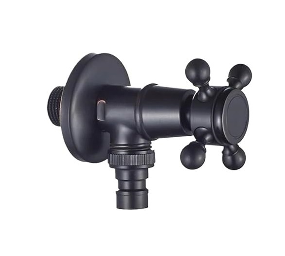 Robinet Toilette Froid Noir Trefle