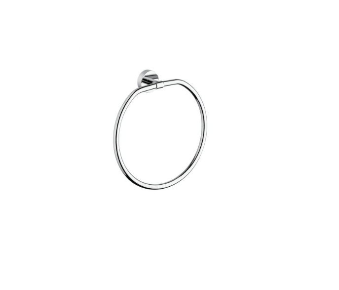 Porte Serviette En Anneau Chromé
