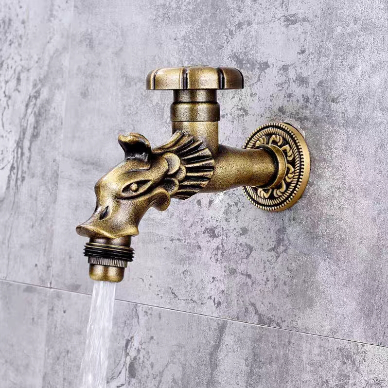Robinet Jardin Dragon Bronze