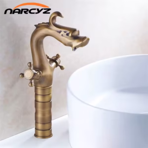 MELANGEUR LAVABO LONG BRONZE DRAGON