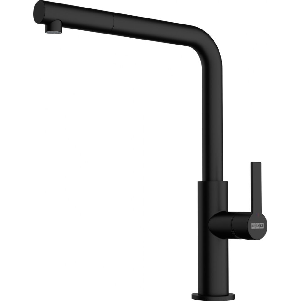 Mitigeur FRANKE Maris Slim L Noir Mat Avec Douchette Extractible