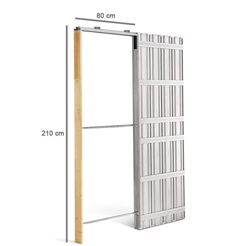 Porte a galandage contre chassis 70/80/90