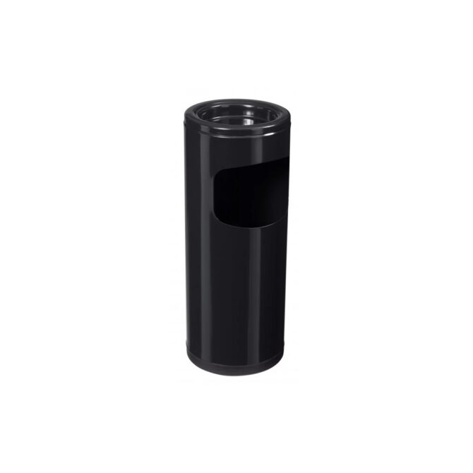 Poubelle Cendrier Noir D25 60CM MAXIFLOW