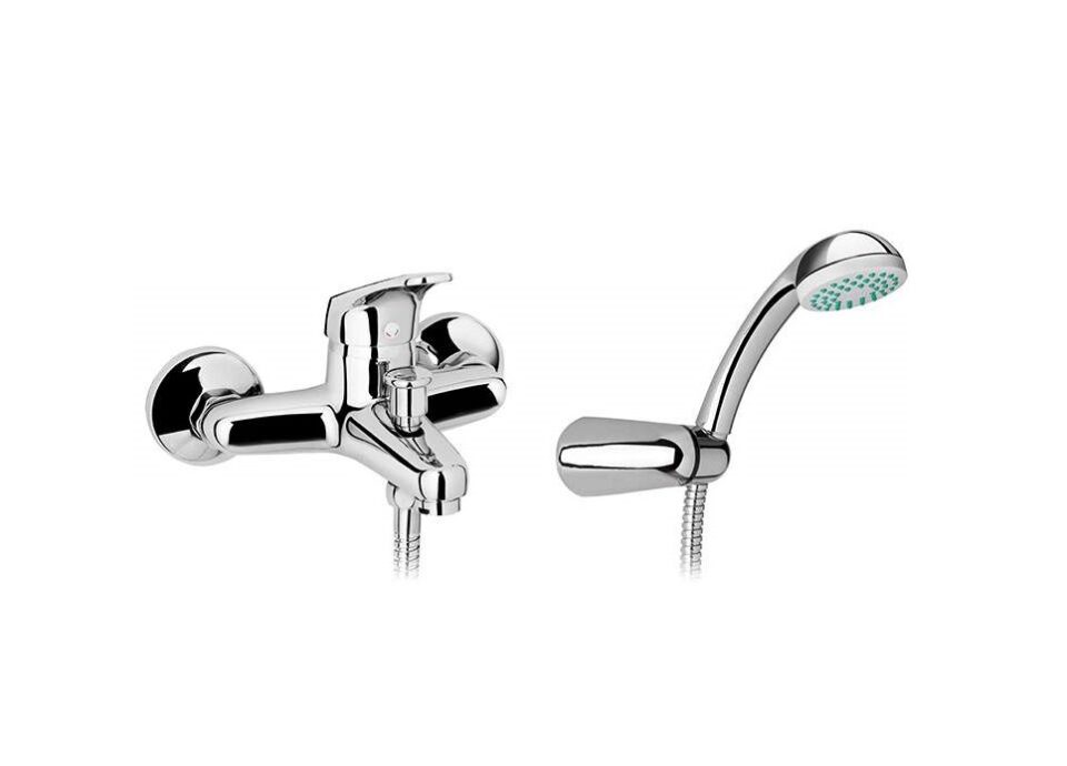 Mitigeur Baignoire Cetus Avec Douchette Chromé SANINDUSA