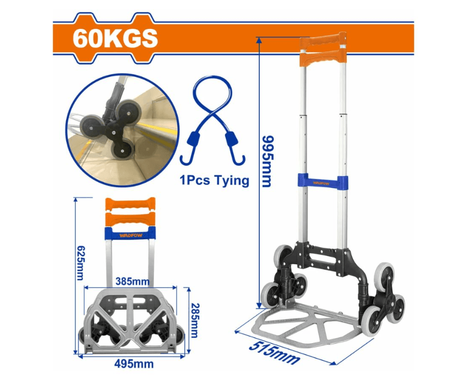 Diable Pliable 6 Roue 60KG