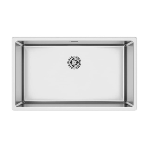 EVIER INOX GRAND BAC ENCASTRABLE 750x440MM + SIPHON