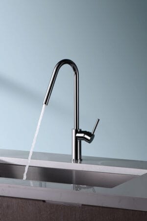 Grifería_monomando_de_cocina_cromado_serie_Kenia