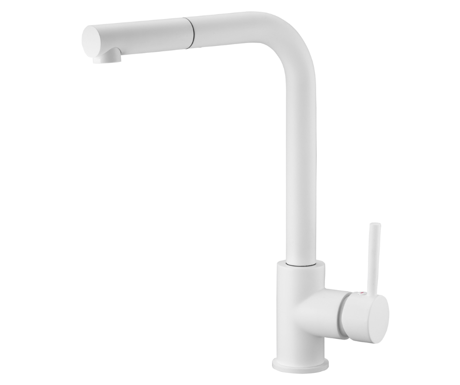 Mitigeur Cuisine Malta Extractible Blanc