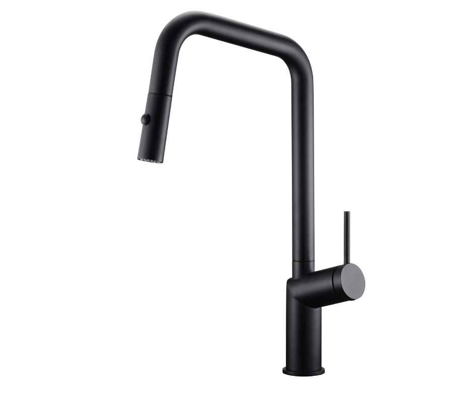 Mitigeur Cuisine BONN Extractible Noir Mat