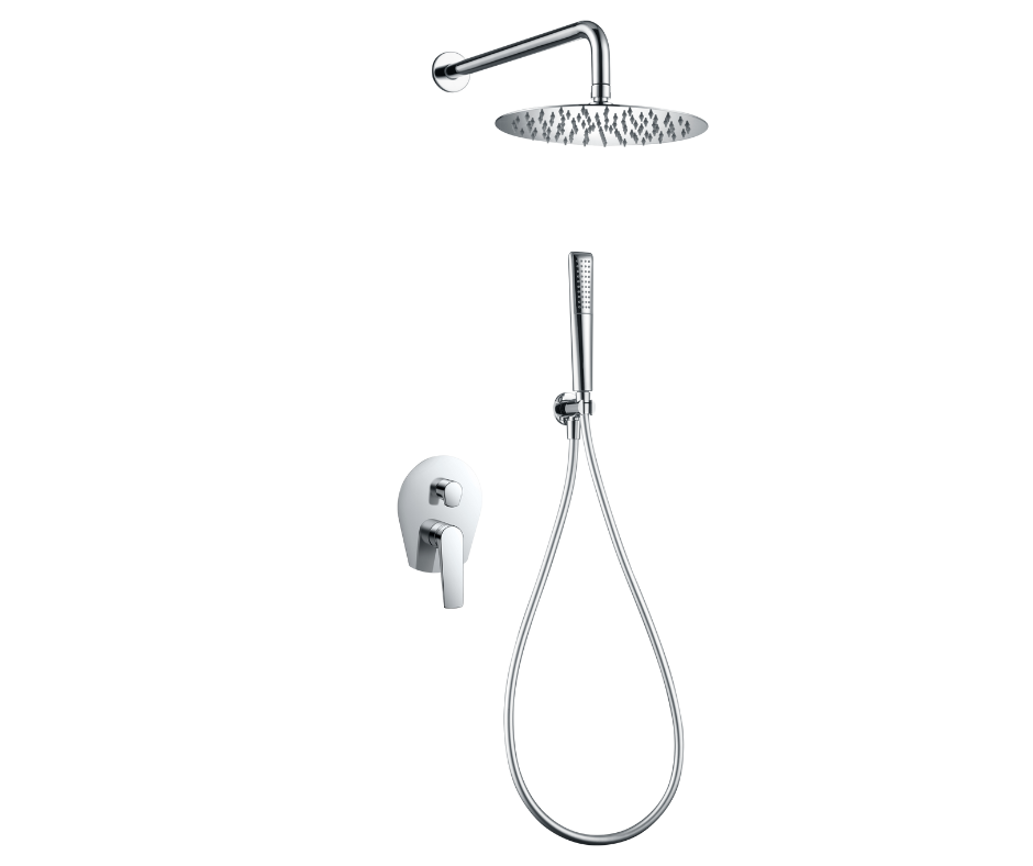 Kit Douche Encastré Delos Chromé