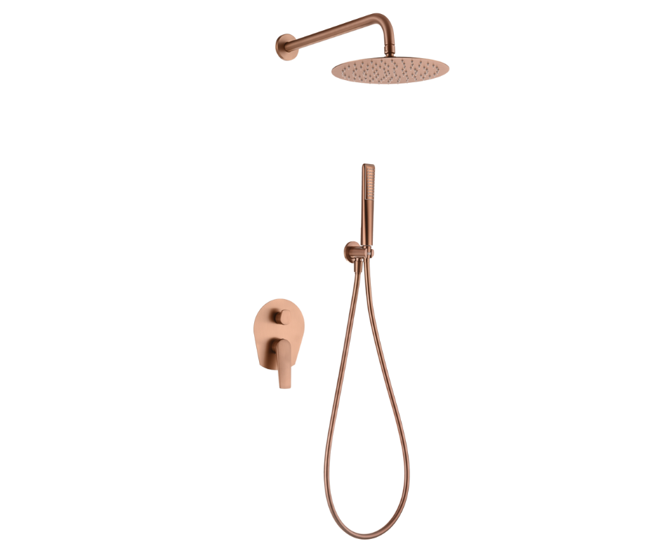 Kit Douche Encastré Delos Bronse Brossé