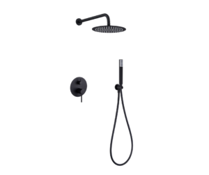 Kit Douche Encastré Monza Noir Mat