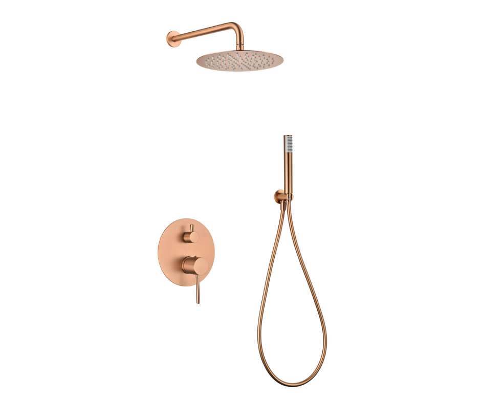 Kit Douche Encastré Monza Bronze Brossé