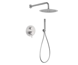 Kit Douche Encastré Monza Nickel Brossé