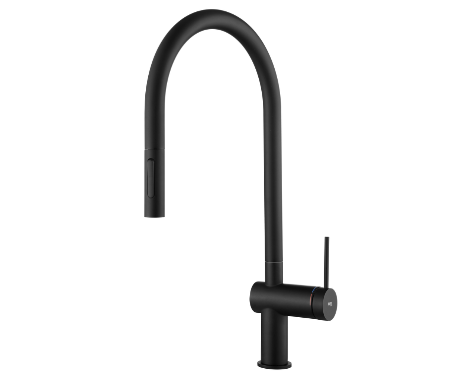 Mitigeur Cuisine Berna Extractible Noir Mat