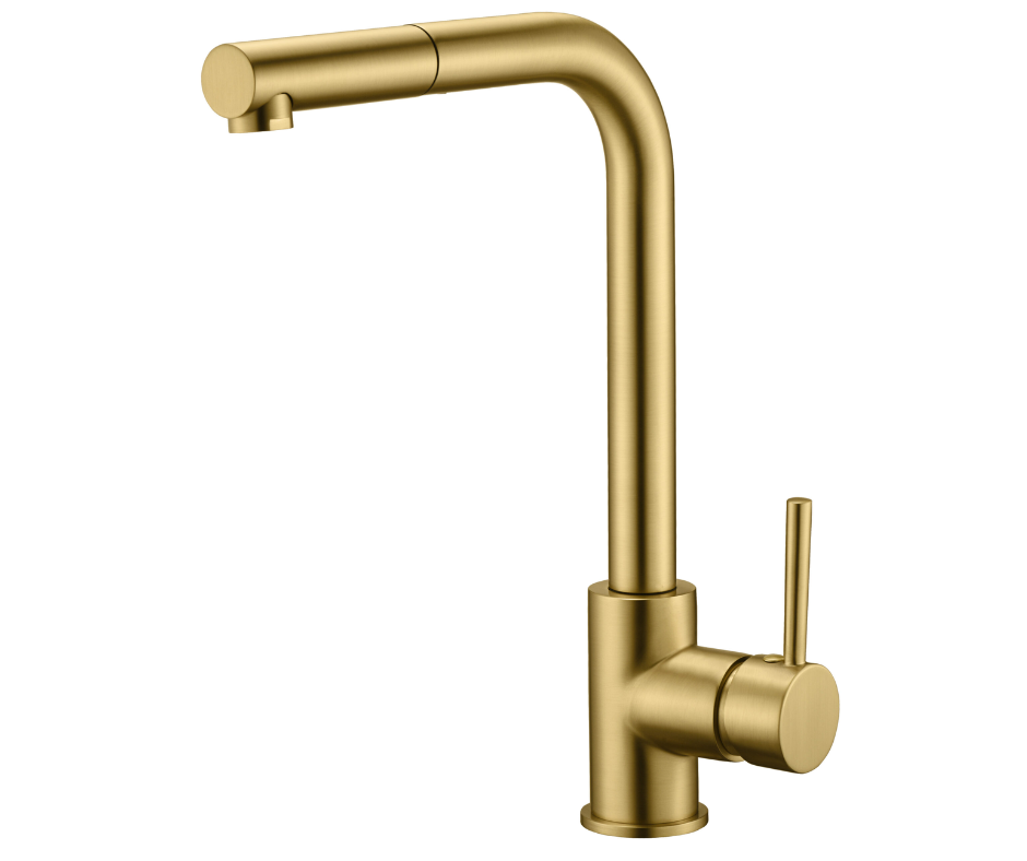Mitigeur Cuisine Malta Extractible Or Brossé