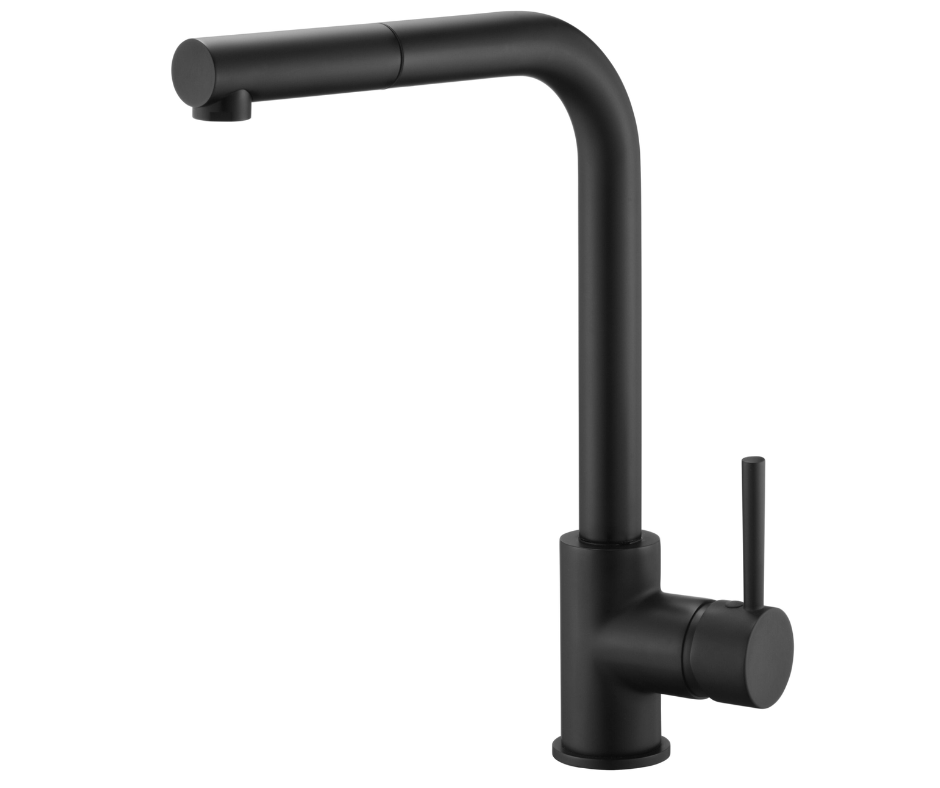 Mitigeur Cuisine Malta Extractible Noir Mat