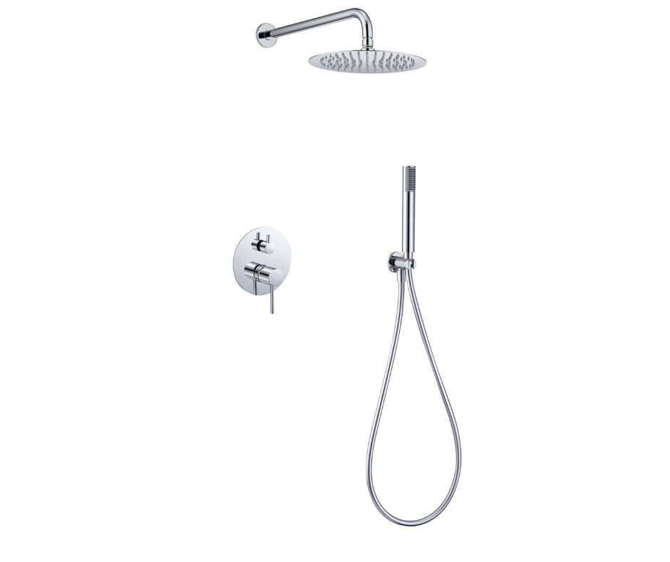 Kit Douche Encastré Monza Chromé