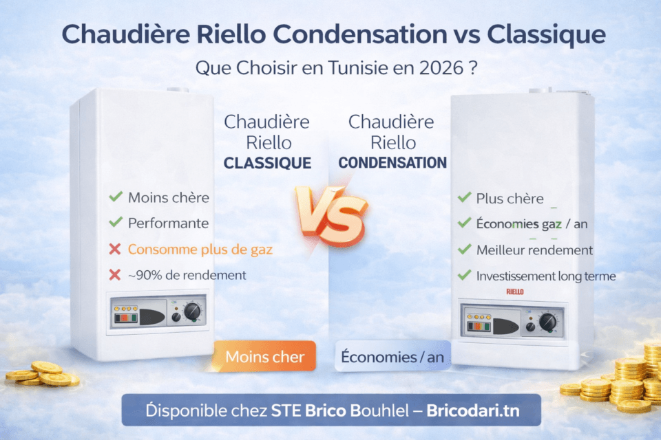 Chaudière Riello Condensation vs Classique