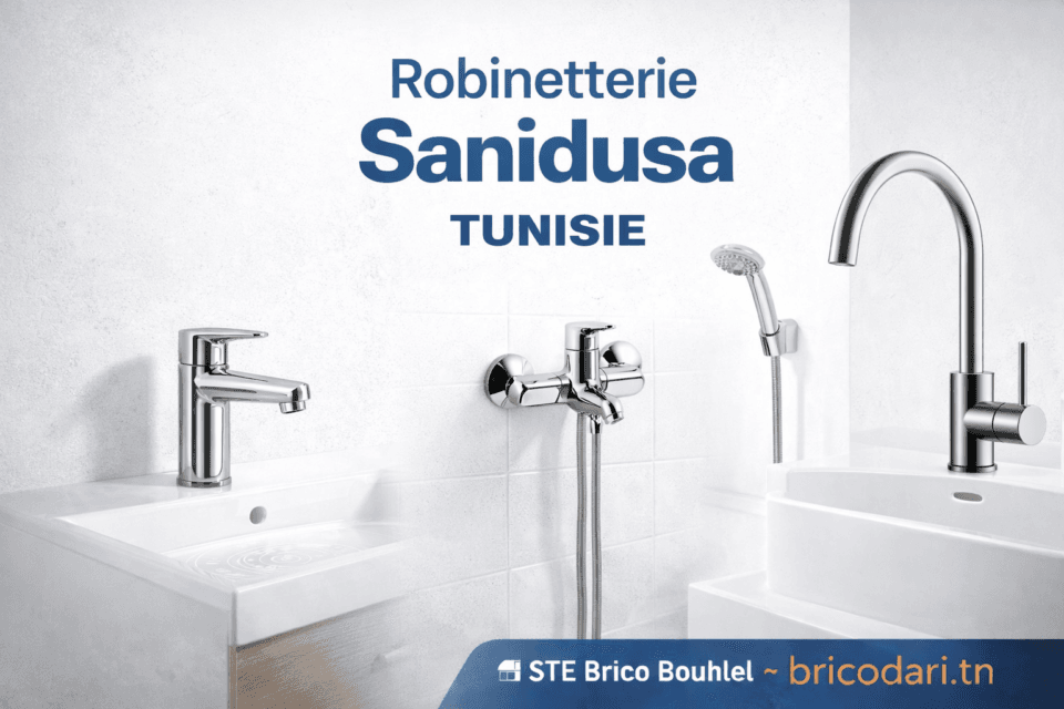 Robinetterie Sanidusa Tunisie : Mitigeur Lavabo, Douche & Cuisine