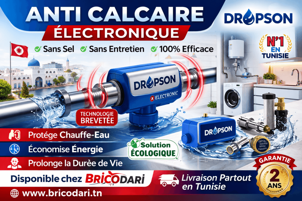 anti calcaire electronique dropson tunisie sans sel maison