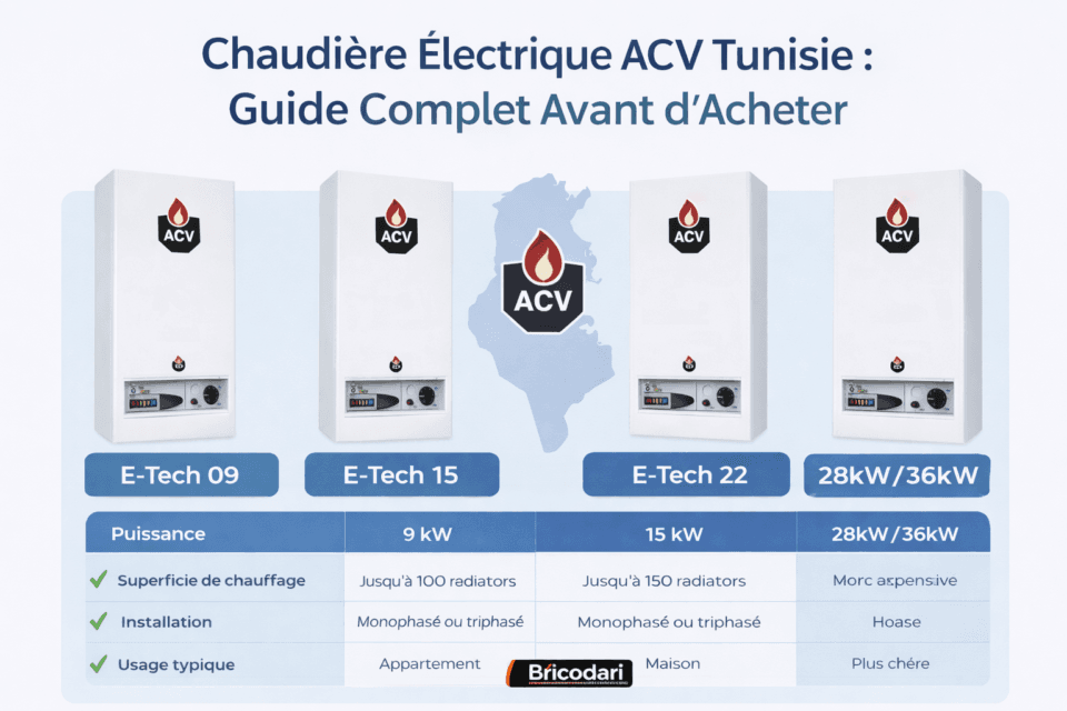 Chaudière Électrique ACV Tunisie