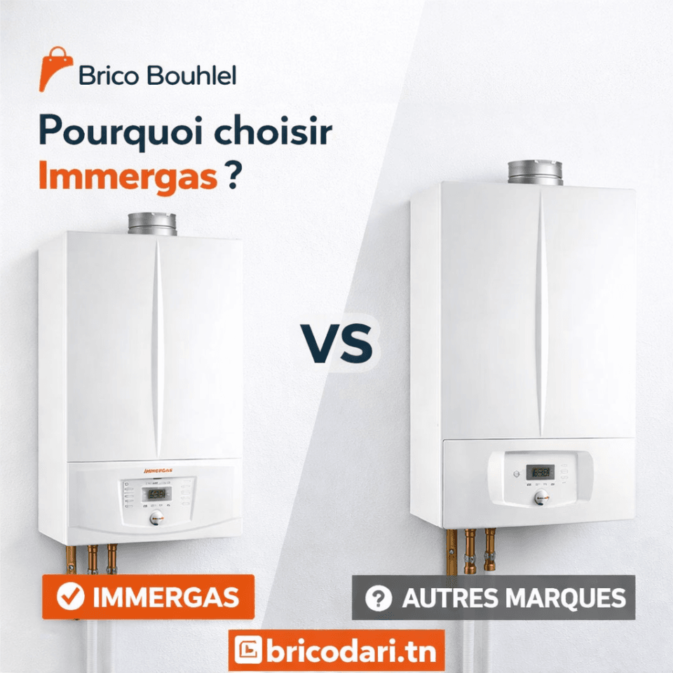 Immergas vs autres chaudières en Tunisie