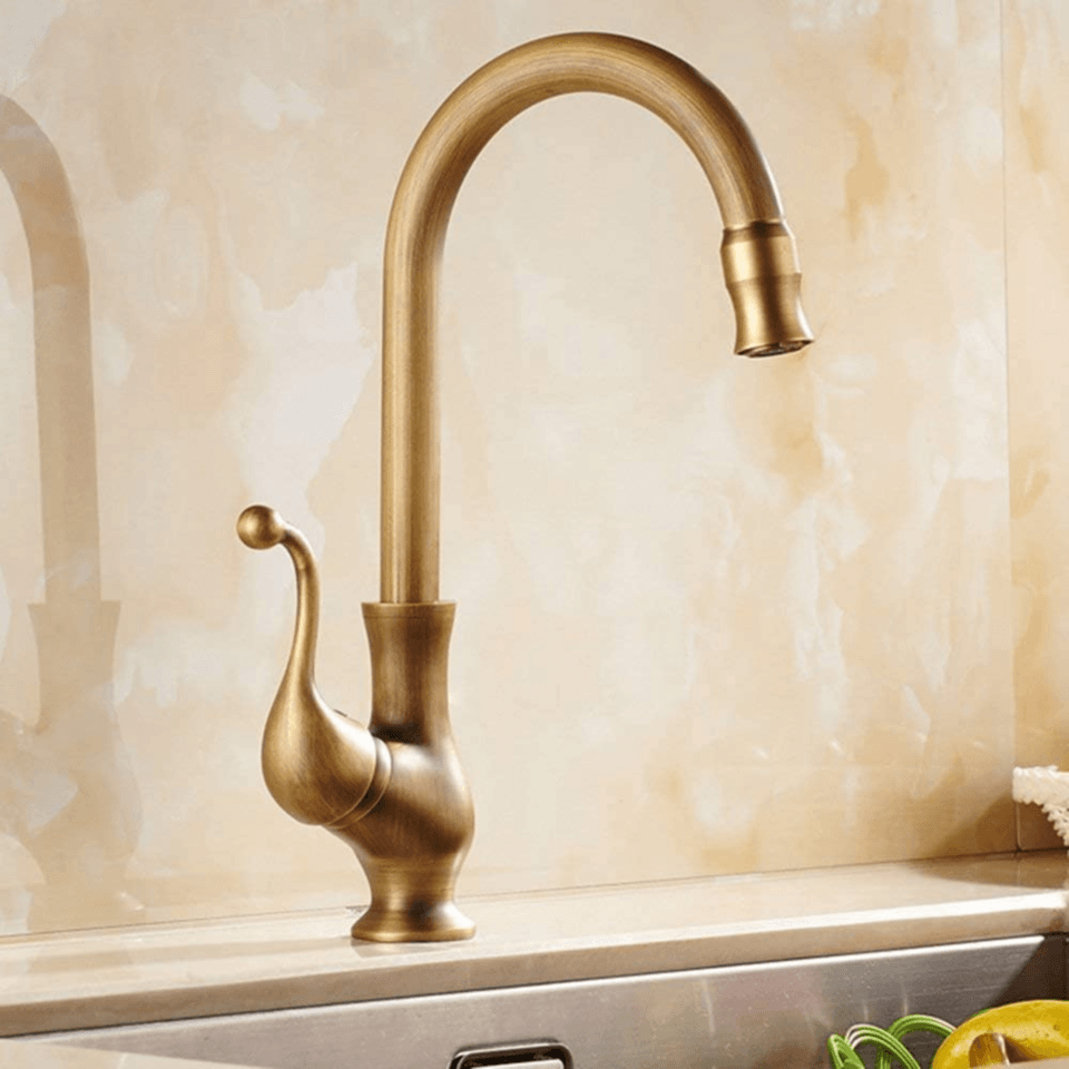 Mélangeur Evier Antique Bronze