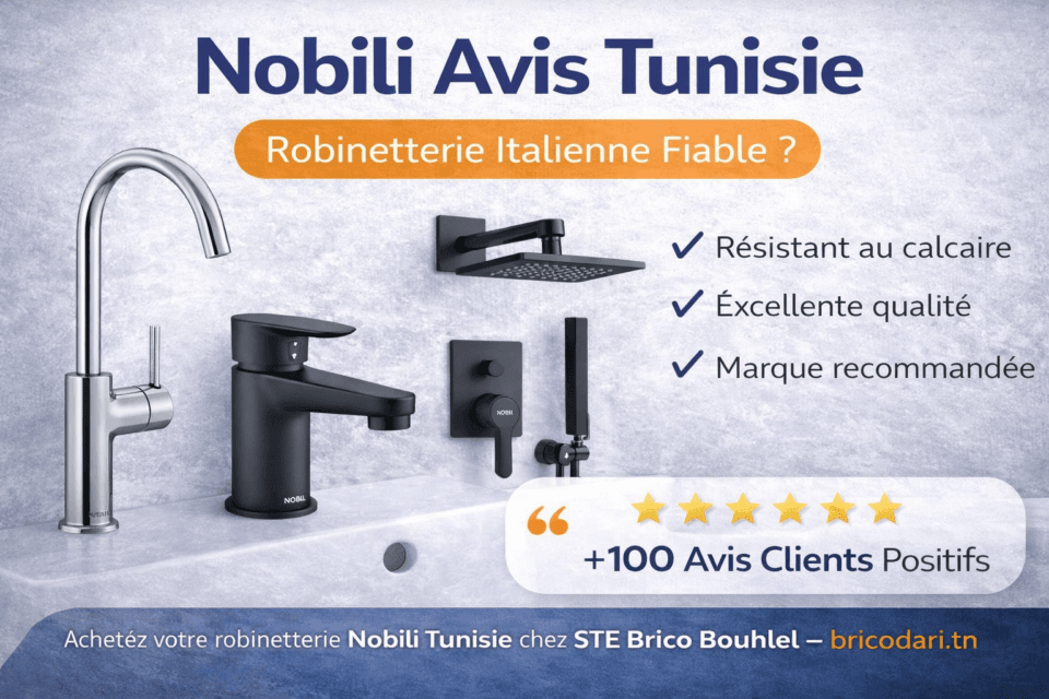 Robinetterie Nobili avis Tunisie mitigeur salle de bain design italien