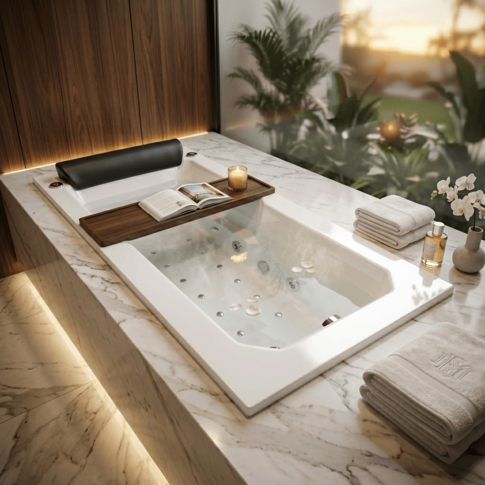 Baignoire Hydromassage VIP Mixte 180 x 90 cm