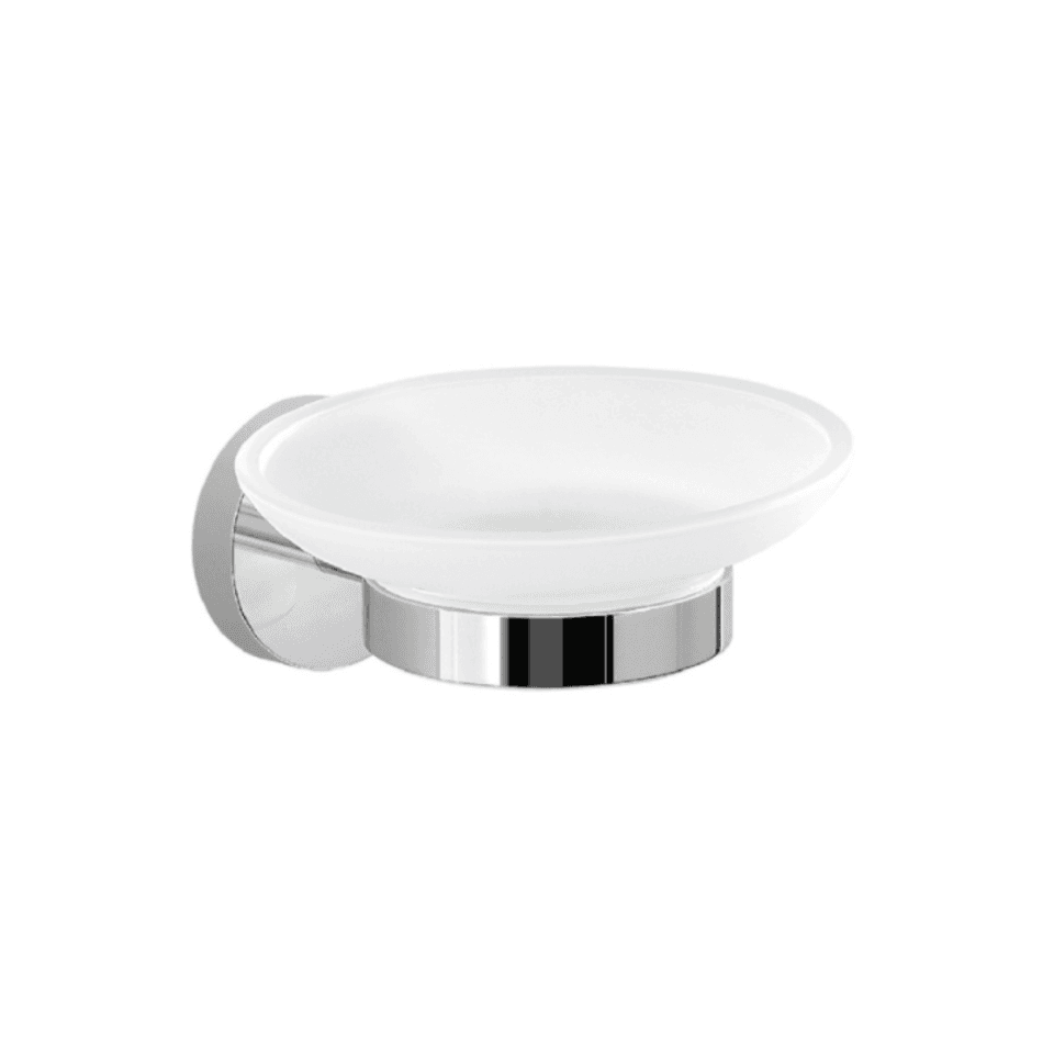 Porte Savon Rond Chromé