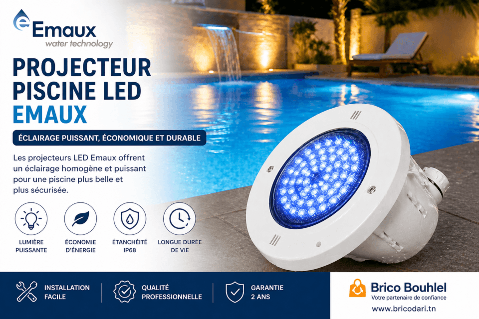 Projecteur Piscine LED Emaux Tunisie