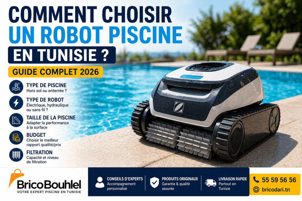 comment choisir robot piscine Tunisie guide 2026