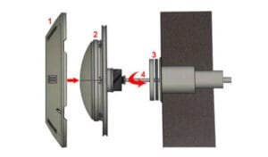 Projecteur Piscine Traversée de Paroi