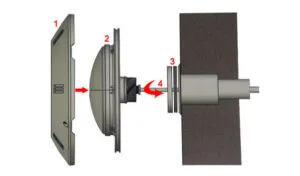 Projecteur Piscine Traversée de Paroi