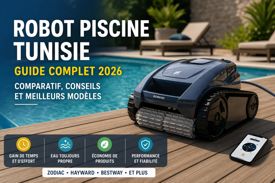 robot piscine Tunisie nettoyage automatique piscine