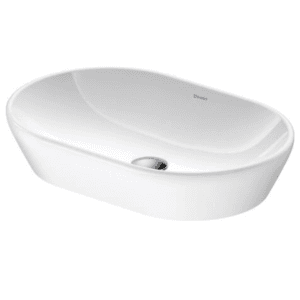 Vasque à poser DURAVIT D-Neo ovale 60 cm en céramique sanitaire blanche
