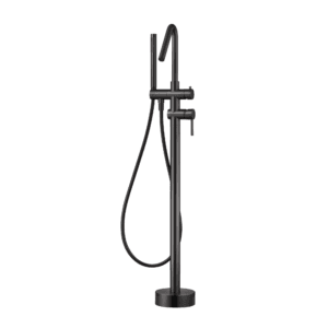 Mitigeur bain douche sur pied IMEX CORCEGA Noir Métallisé BBEC01/BGM pour baignoire îlot