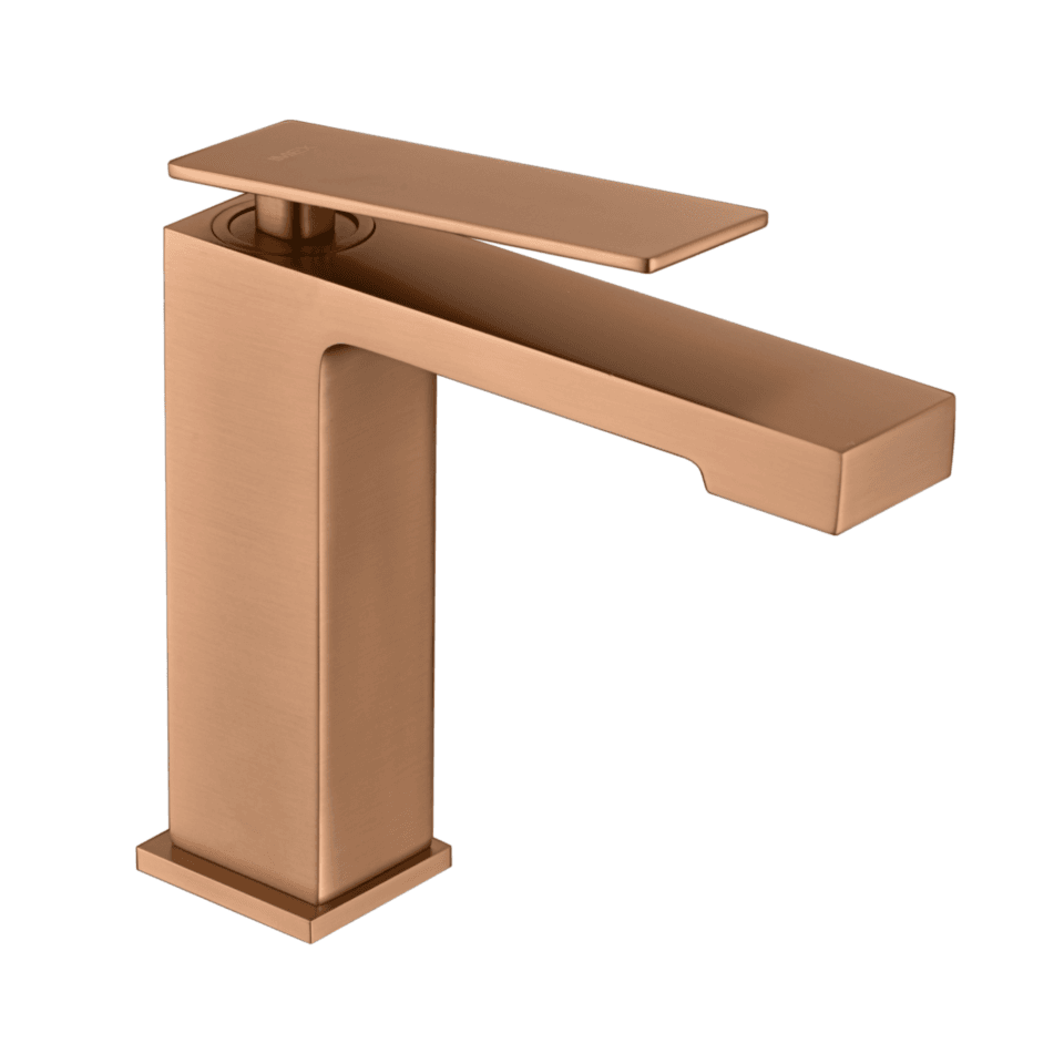 Mitigeur Lavabo PIZA OR ROSE Brossé