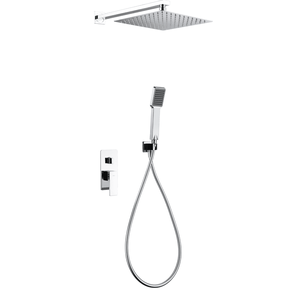 Kit Douche Encastré PIZA Chromé