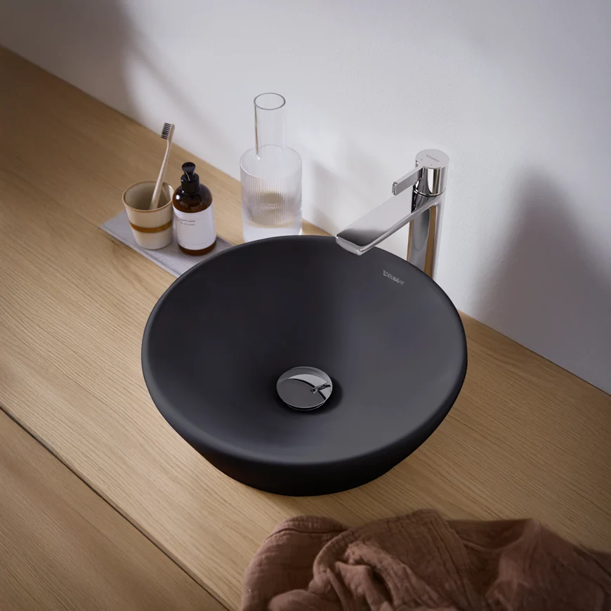 Vasque à poser D Neo 40cm Ronde Noir